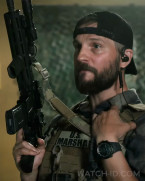 Logan Marshall Green wears a Suunto Core All Black watch in the series Marshals.