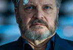 Colin Firth as Noah Scanlon wears a Hamilton Jazzmaster Open Heart watch in the Steven Spielberg movie Disclosure Day.