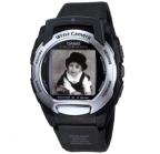 Casio WQV3-1BNDL Color Wrist Camera with black band