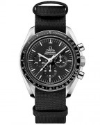 Omega Speedmaster Professional with black NATO strap