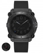 Hamilton Khaki Navy BeLOWZERO limited edition H78505331 with blue details. There is also a red version, ref. H78505332