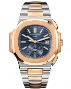 Patek Philippe Nautilus Mechanical Blue Dial Mens Watch 5980/1AR.