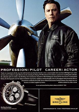 John travolta watch breitling best sale