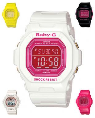Rihanna wears several Casio Baby-G and mini G-Shock watches