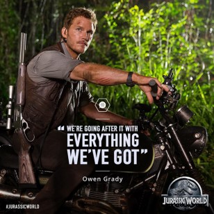 Chris Pratt wears a Casio G-Shock GD100-1B in Jurassic World.
