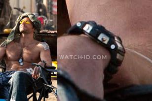 Close-up of the Casio G-Shock on Bradley Cooper's wrist in The A-Team