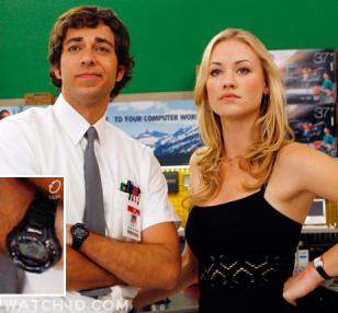 Zachary Levi wears a Casio G-Shock MTG910DA-1V in the first season of the tv ser
