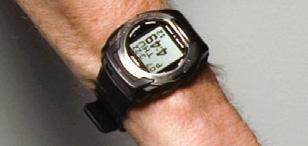 Close up of the Casio WQV3-1BNDL Color Wrist Camera