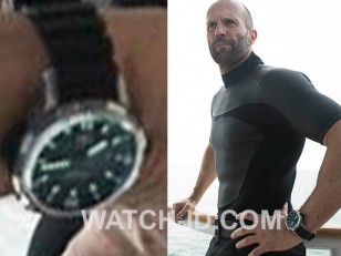 Jason Statham wears a IWC Aquatimer Automatic 2000 IW358002 in Mechanic: Resurrection.