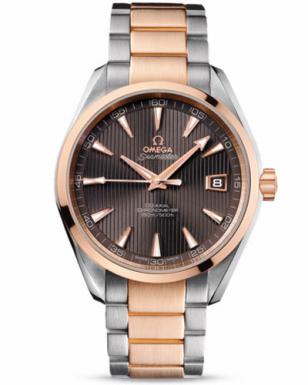 Omega Seamaster Aqua Terra Chronometer, steel-red gold on steel-gold, model numb