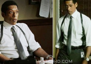 Orlando Jones wears the Tissot PRS 516 watch in Sleepy Hollow, season 1, episode 10 (The Golem)