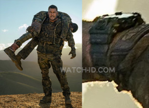 Alan Ritchson wears a Casio G-Shock GW9500 Mudman in War Machine.