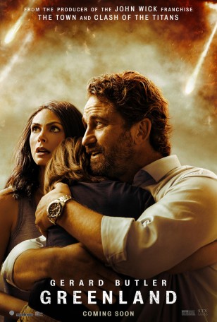 The Festina Sport F20361/4 watch is also visible on Gerard Butler's wrist on the poster for the movie Greenland.