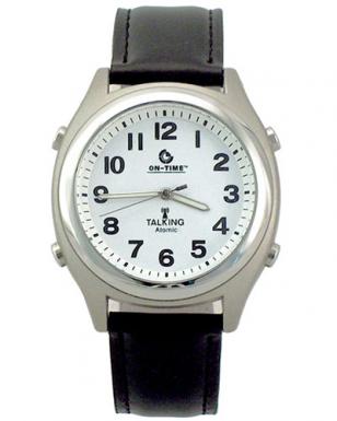 On-Time Atomic Talking Watch