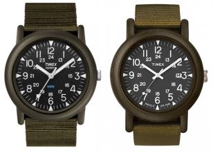 Compare these two Timex Originals Camper watches, with slight differences in the