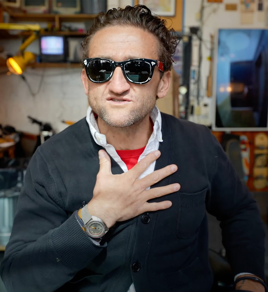 Casey Neistat sunglasses available at